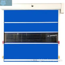 Blue Electric Operate Warehouse Fast Rolling PVC Door